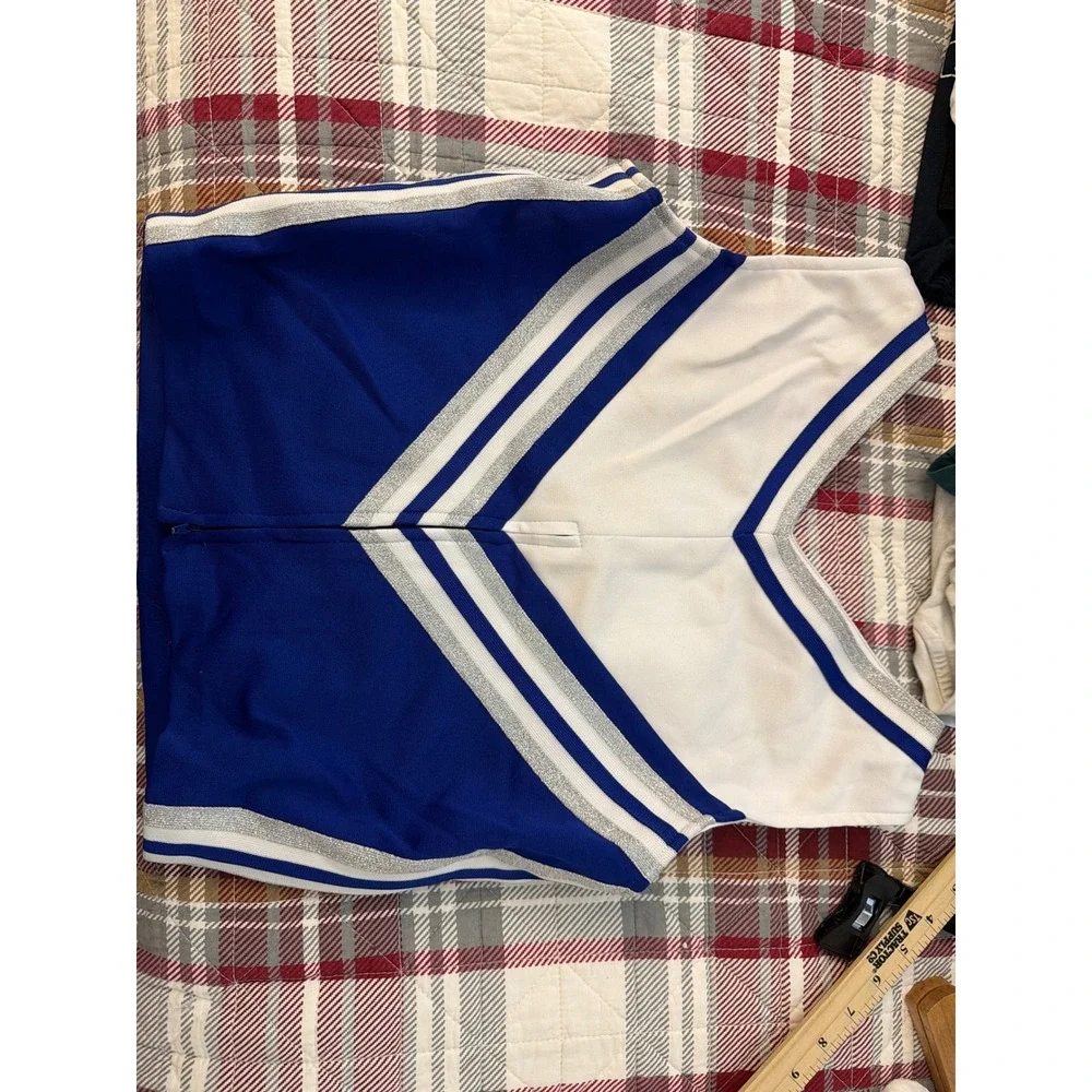 Varsity Spirit Fashions Cheer Uniform Set Blue White Charter Cosplay Halloween